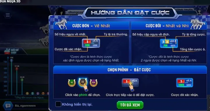 Trò chơi đua ngựa ảo - Chiến thuật thông minh