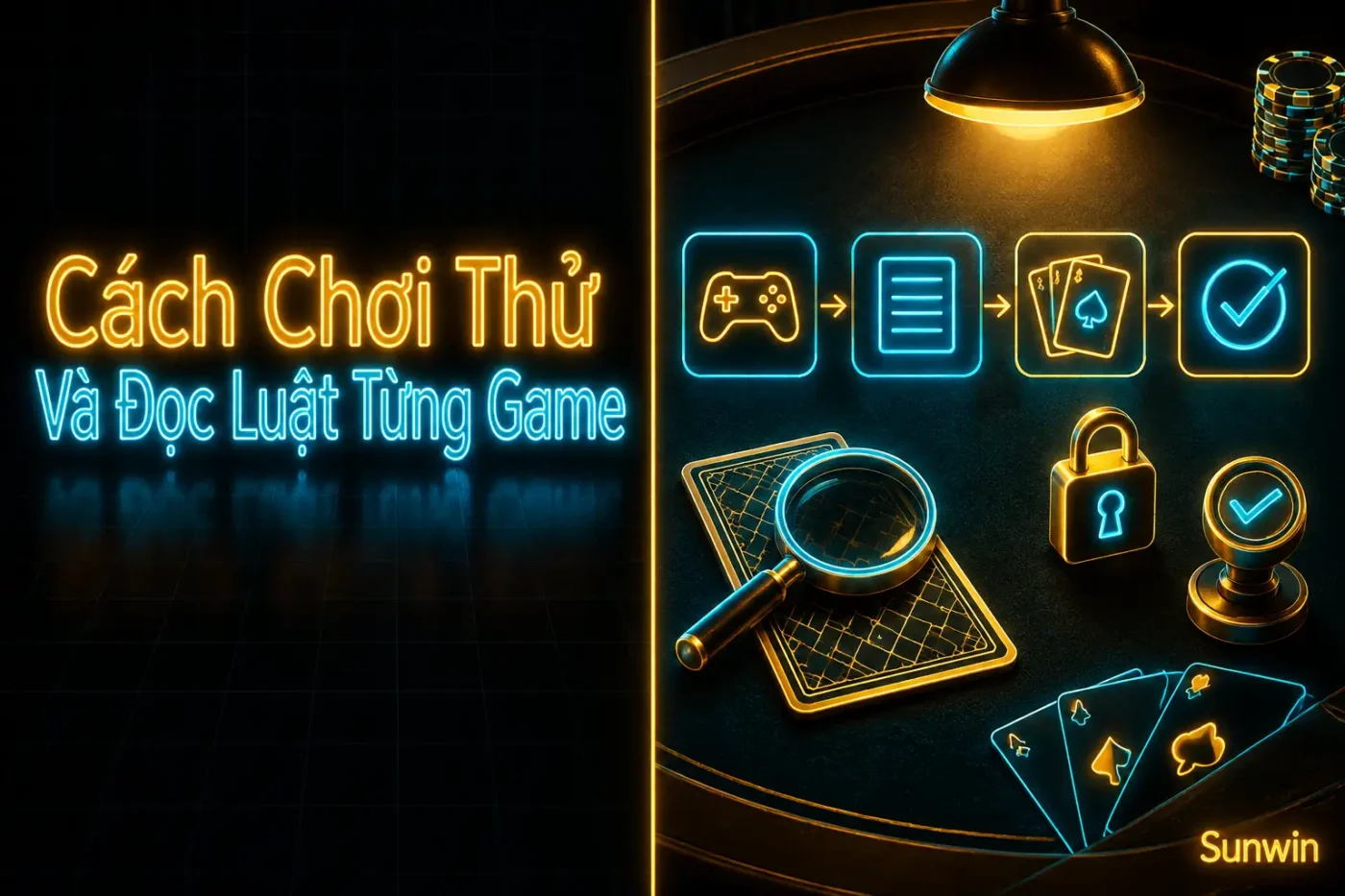 Trước khi bỏ tiền thật, bạn nên dành vài phút xem phần hướng dẫn hoặc luật chơi trong chính màn hình trò chơi - game đổi